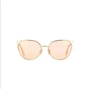 CELINE CL40136U GOLD/ROSE PINK GOLD LENS AVIATOR SUNGLASSES Celine Aviator Sunglasses in Pink | Lyst main image 3